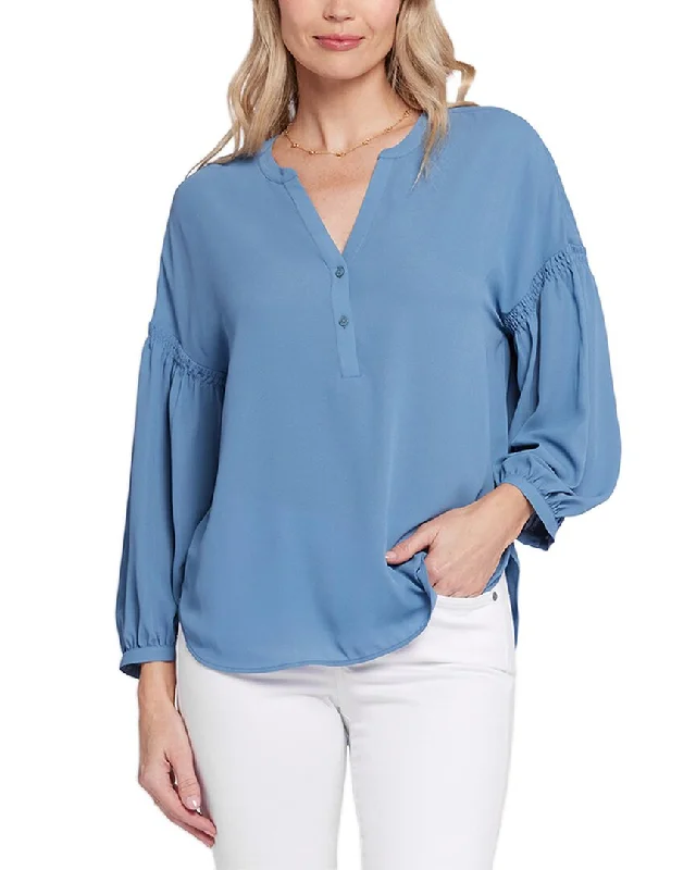 Great Prices On Feminine Styles NYDJ Paulina Peasant Blouse