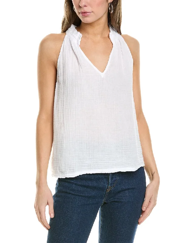 New Season Fashion Preview Sale Michael Stars Viola Split Neck Tank