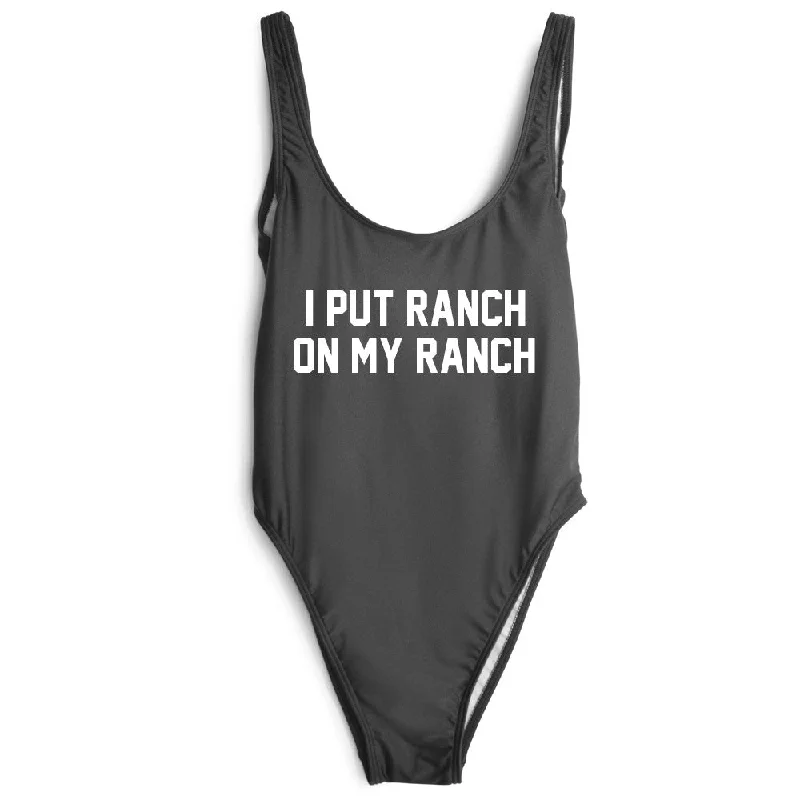 Vibrant Femme Fashion I PUT RANCH ON MY RANCH [SWIMSUIT]