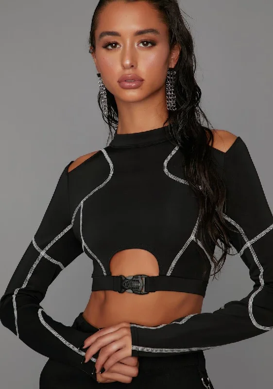 Latest Fashion Lead The Way Crop Top