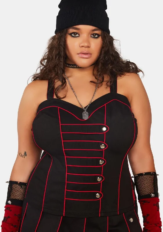 Limited Edition Plus Band Corset Top