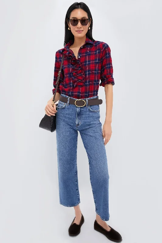 Now On Sale For Chic Urban Styles Red Plaid Beaufort Button Down