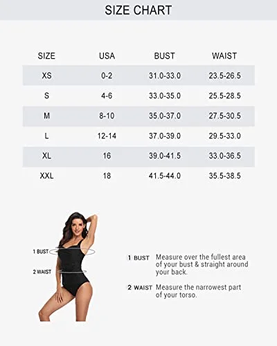 Evening Elegance Athletic Tummy Control Tankini Tops for Women Modest Swimsuit Tops