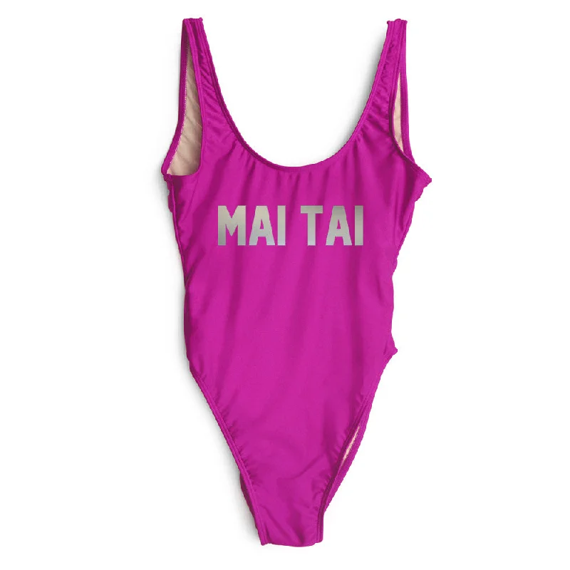 End Of Season Sale MAI TAI [SWIMSUIT // SILVER TEXT]