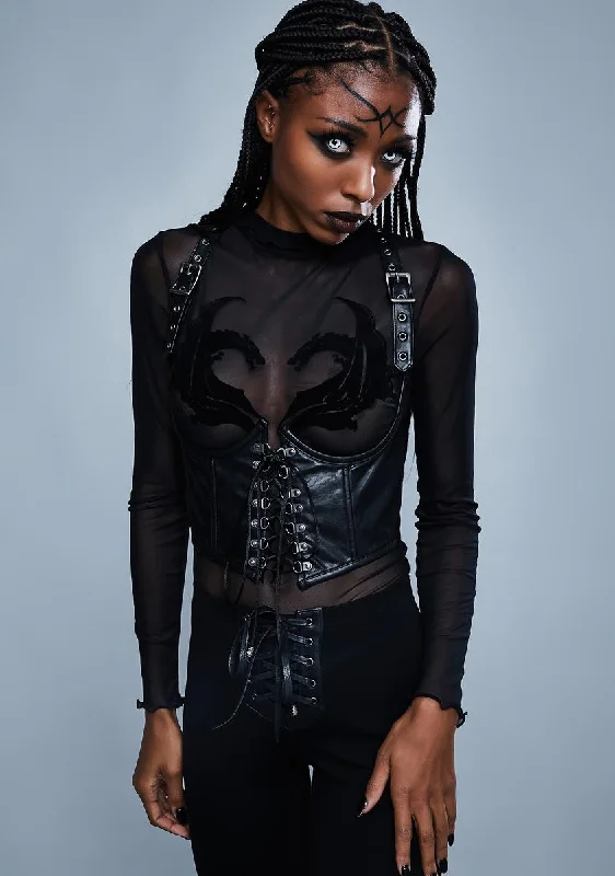 Limited Time Offer Mortal Enemy Underbust Corset