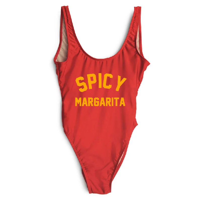 Budget-Friendly Fashion SPICY MARGARITA [SWIMSUIT // ORANGE TEXT]