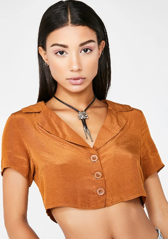 Explore What's New Lone Country Crop Top