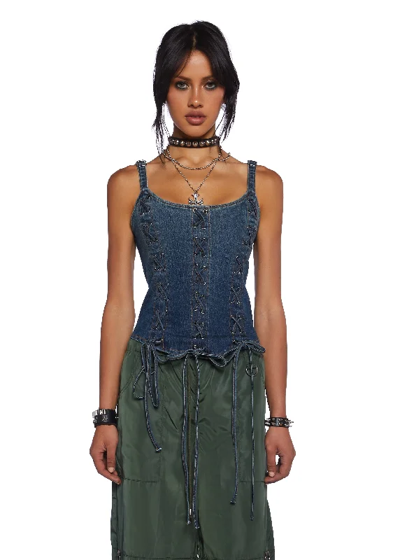 Absurdly Cheap Sale Little Miss Attitude Corset Top