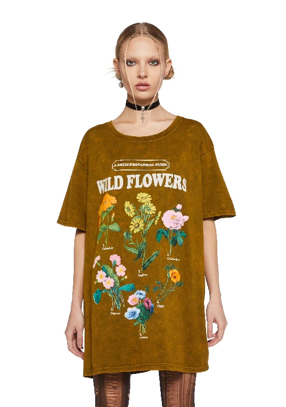 Contemporary Elegance Pick A Plant Oversized Tee