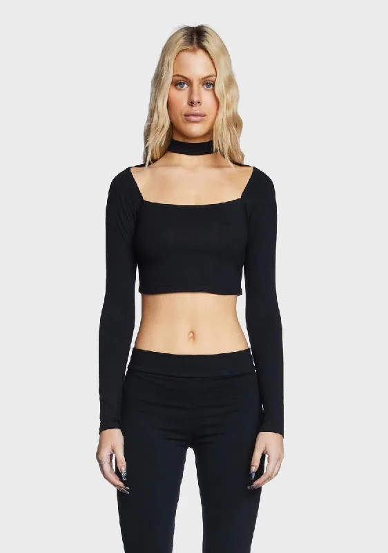 Sophisticated Fashion Ribus Crop Top