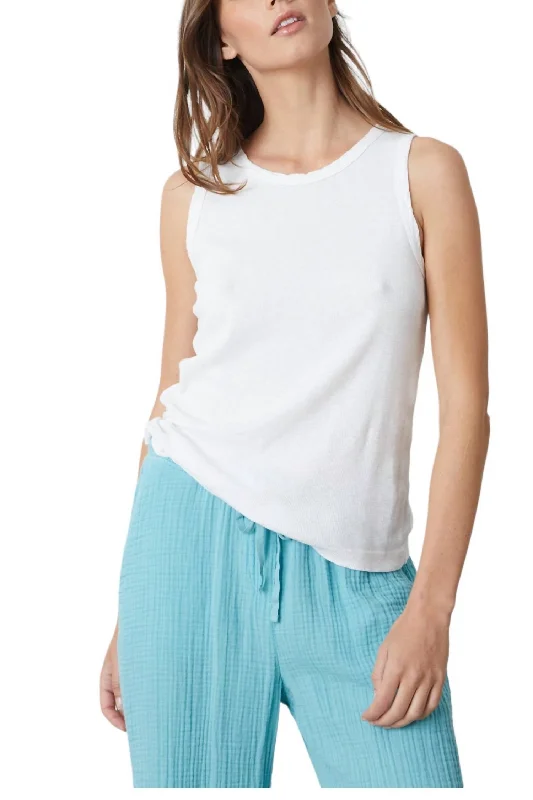 Season Sale Maxie Tank In White