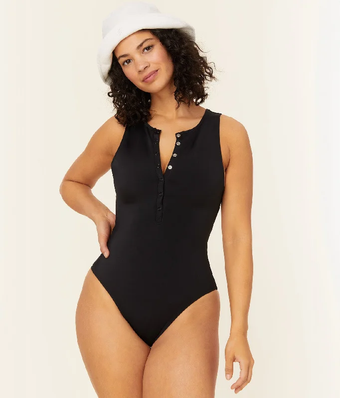 Wardrobe Essentials The Malibu One Piece - Eco Nylon - Black - Classic - Cheeky