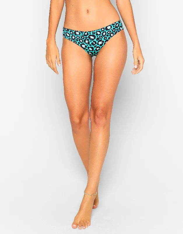 Seasonal Clearance Kate Full Bottom - Teal Leopard