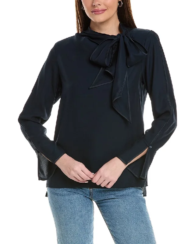 Stylish Statements Reiss Hazel Tie Cuff Blouse