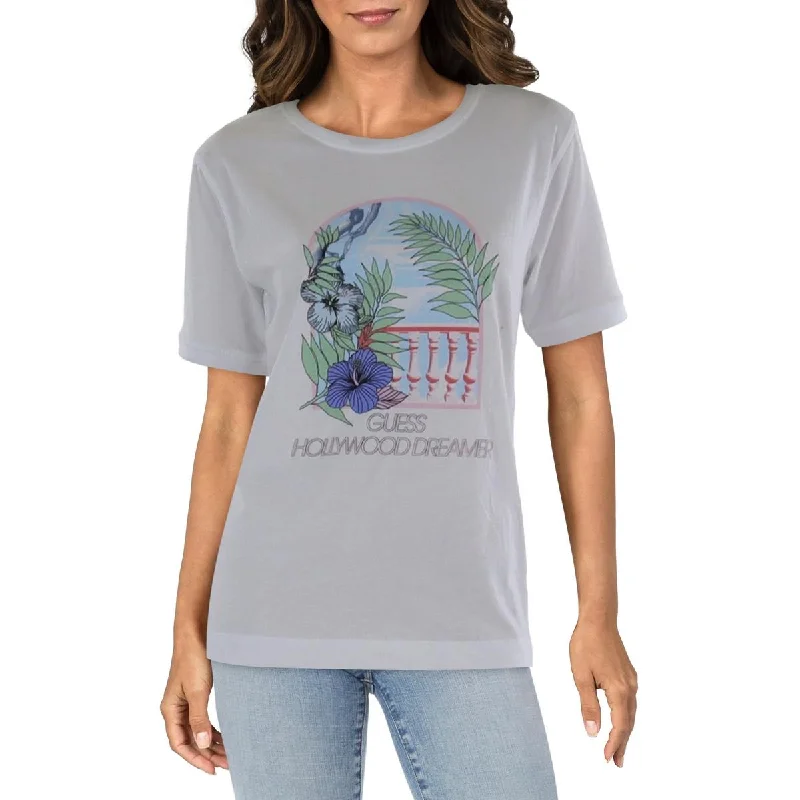 Chic & Cozy Collection Womens Short Sleeve Graphic T-Shirt