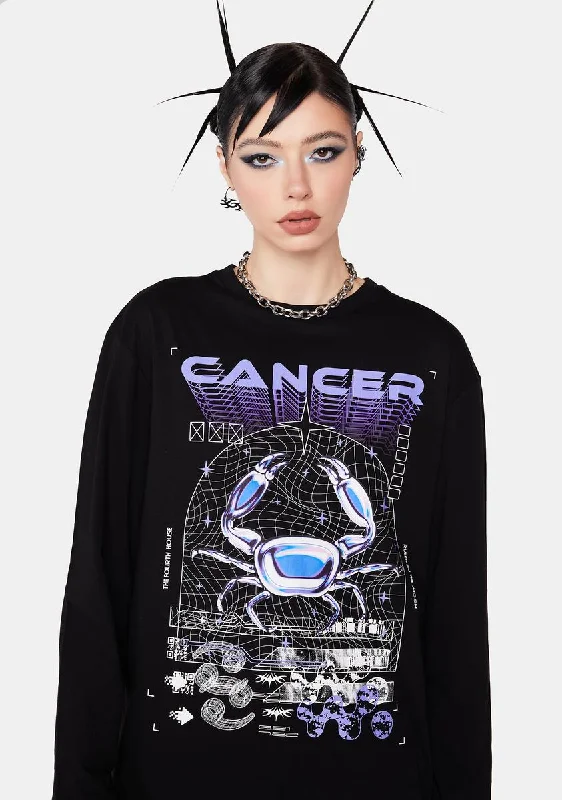 Bold Fashion Always Original Cancer Oversized Tee