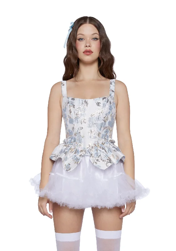 Vintage Inspired Fashion Sale Frozen Reverie Corset Top