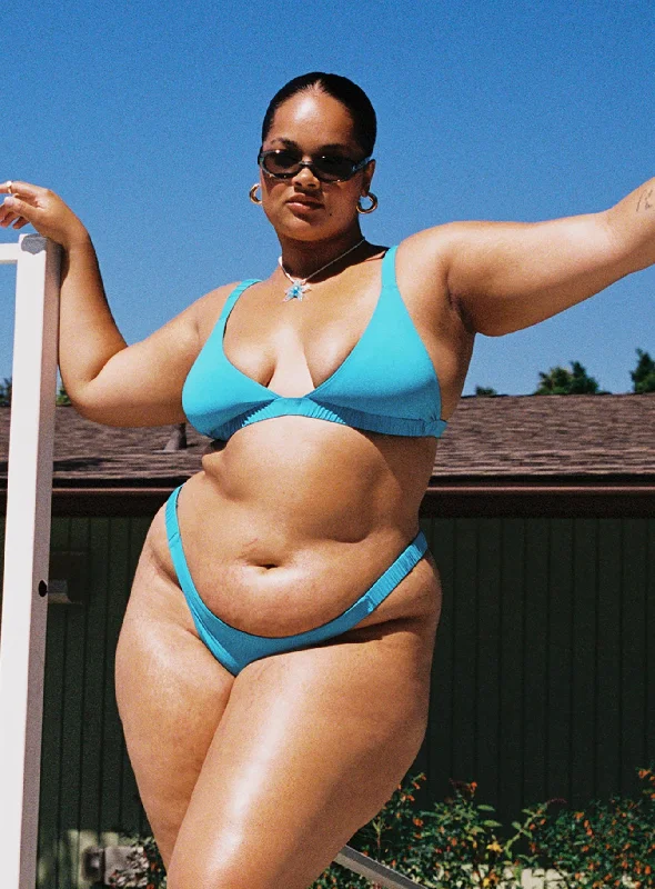 Forward Trendsetter Josie Bikini Top Blue Curve