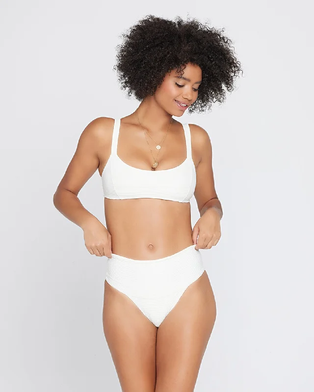 Fashion Essentials Eco Chic Repreve® Jess Bikini Top - Cream