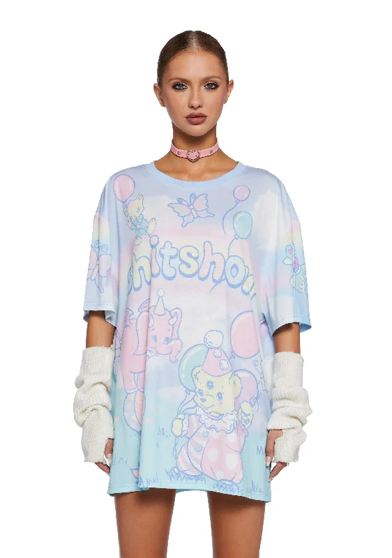 Chic & Cozy Apparel Not So Funhouse Oversized Tee