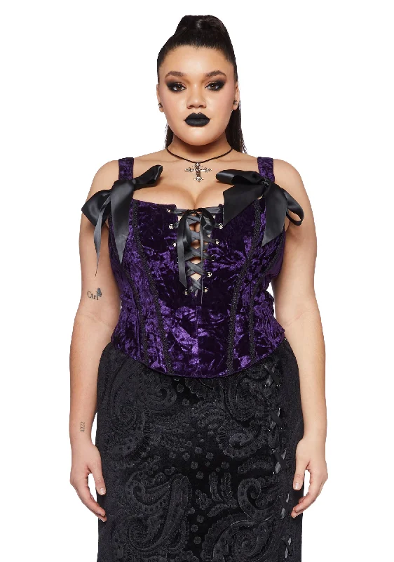 All Season Fashion Collection Plus Jaded Mystique Corset Top