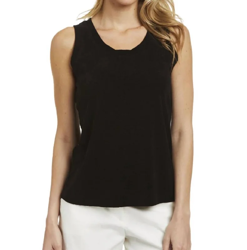 Latest Trends Elle Tank In Black