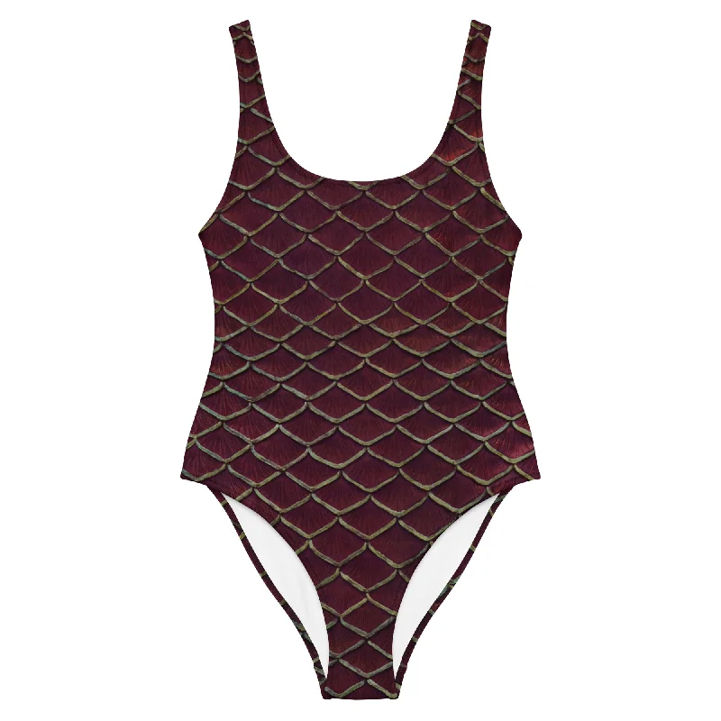 Elevate Your Wardrobe Yule Tide One-Piece Swimsuit