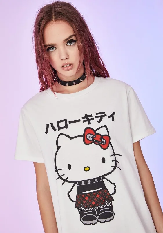 Rocker Chic Fashion Rebel Grl Oversized Tee