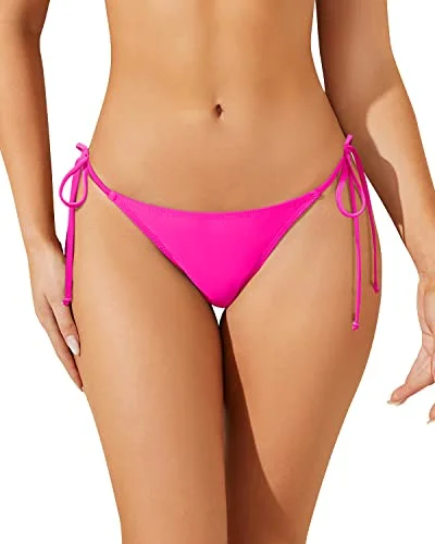 Trendy Fashion For Women Sexy String Tie Side Bathing Suit Bottom Women's Thong Swimsuit Bottom