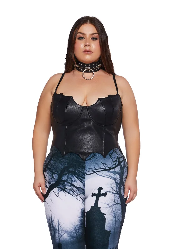 Comfortable Chic Plus Nocturnal Encounter Corset Top