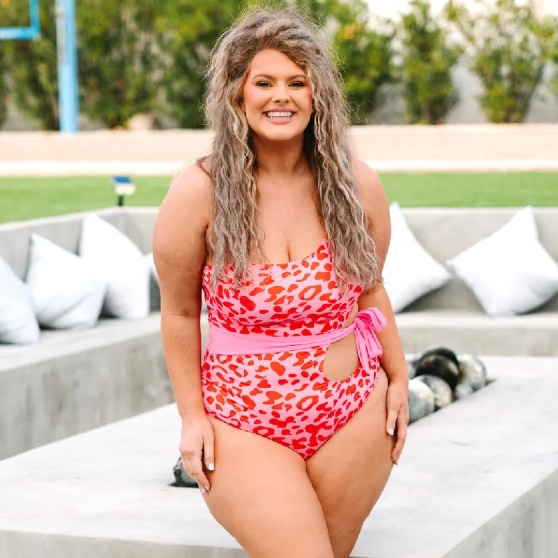 Inspired By You, Designed For You Meet Me In Maui Swimsuit, Pink