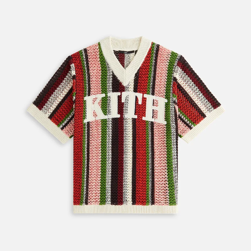 Trendy Pulse Kith Women Spencer II Crochet Jersey - Cinnabar