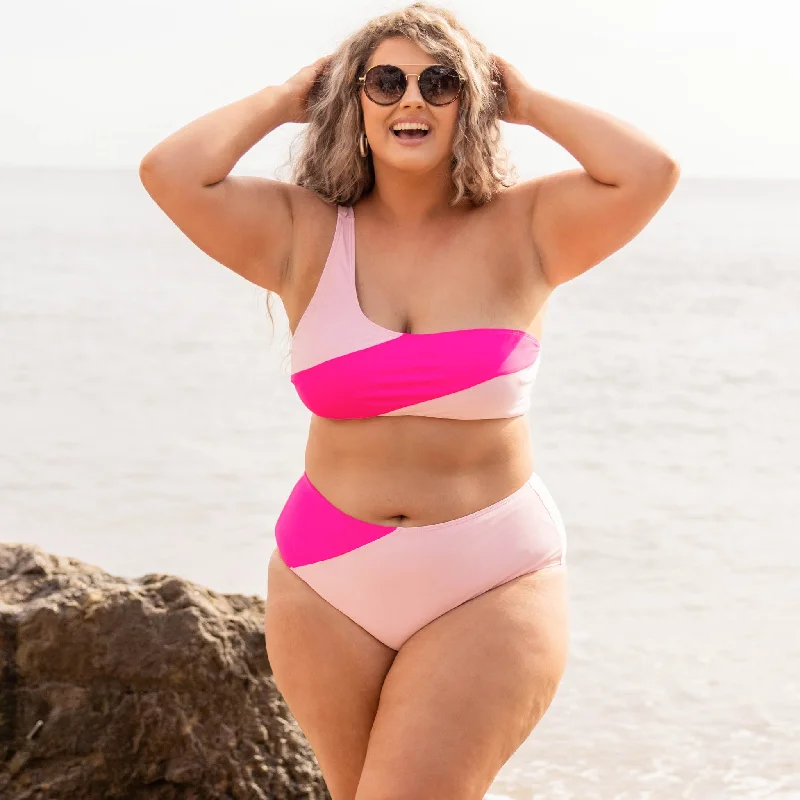 Eclectic Style Wardrobe Love On The Horizon Swim Bottom, Pink