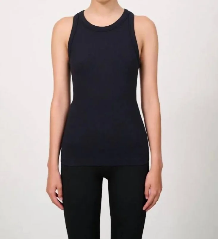 Trend Alert Maia Micromodal Soft Rib Tank In Black