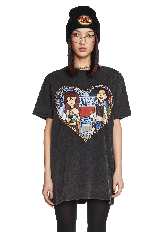 Sophisticated Cut Vandal Maidens Oversized Tee