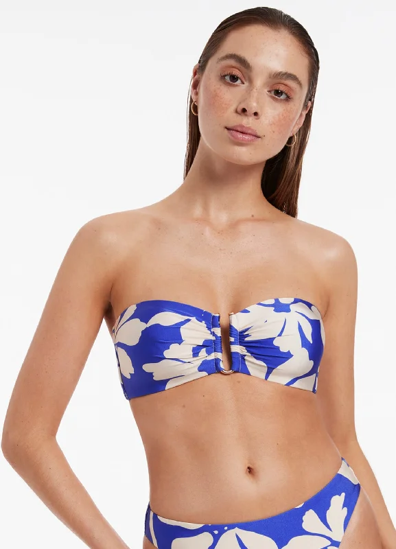 Free Spirited Fashion Emporio Bandeau Top - Sapphire