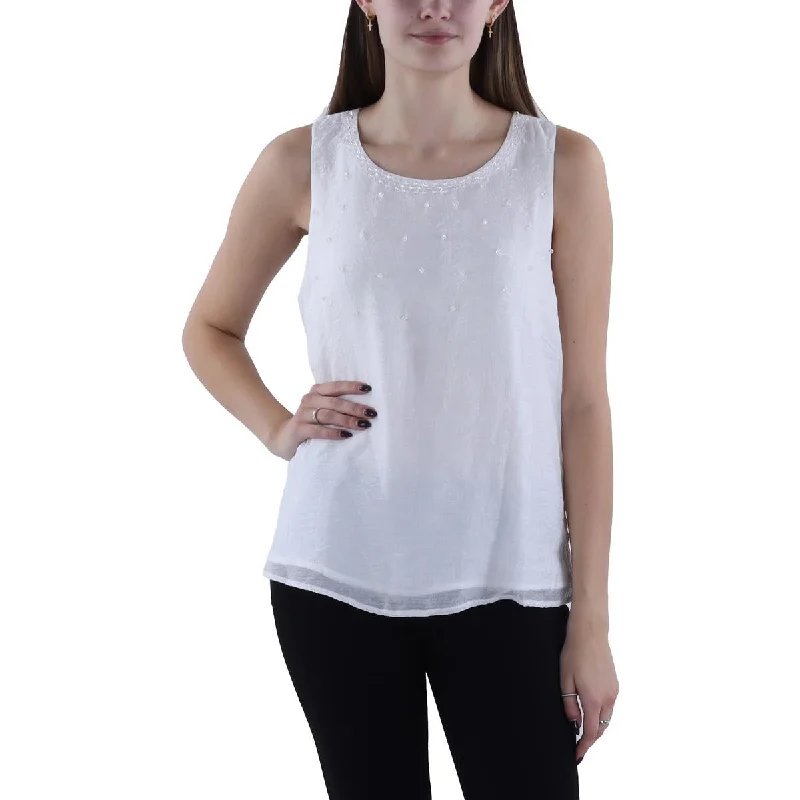 Flash Sale Event Womens Beaded Tank Shell