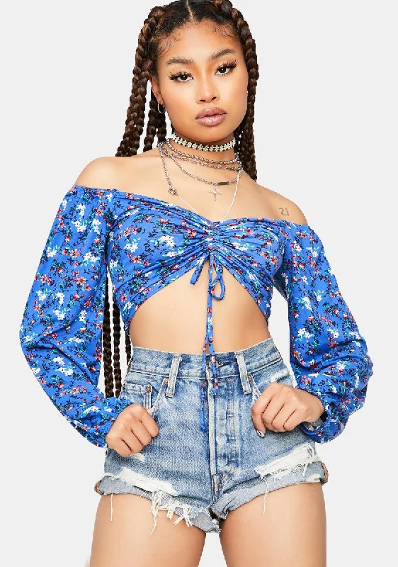 Shop Sale Items Royal Good Girls Go Bad Crop Top