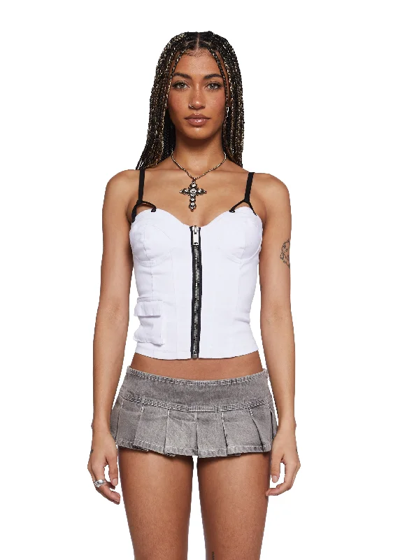 Trendy And Individual Women's Fashion Carmen Cargo Corset Top