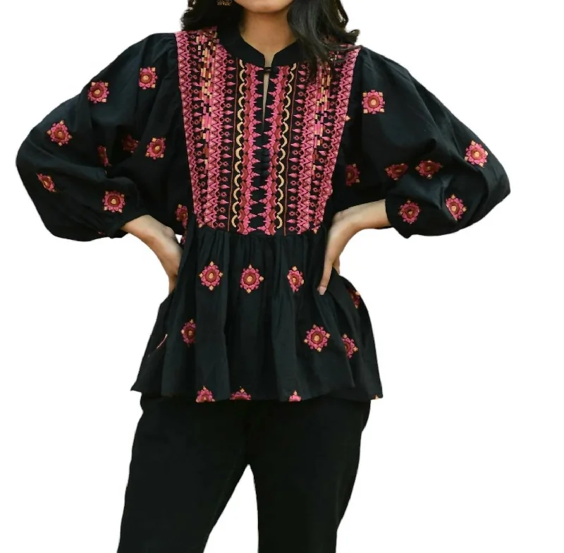 Limited Quantities Utopia Blouse In Black