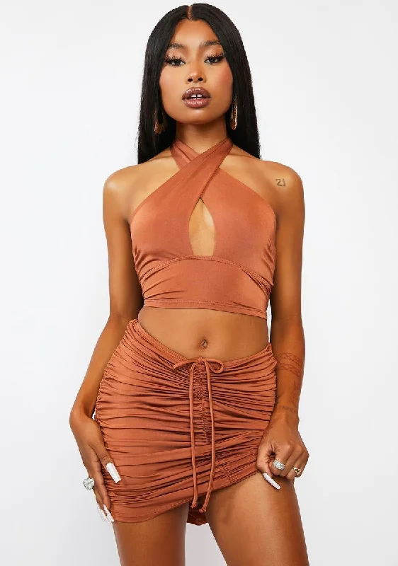 Limited Time Offer My Cockiness Crop Top & Skirt Set