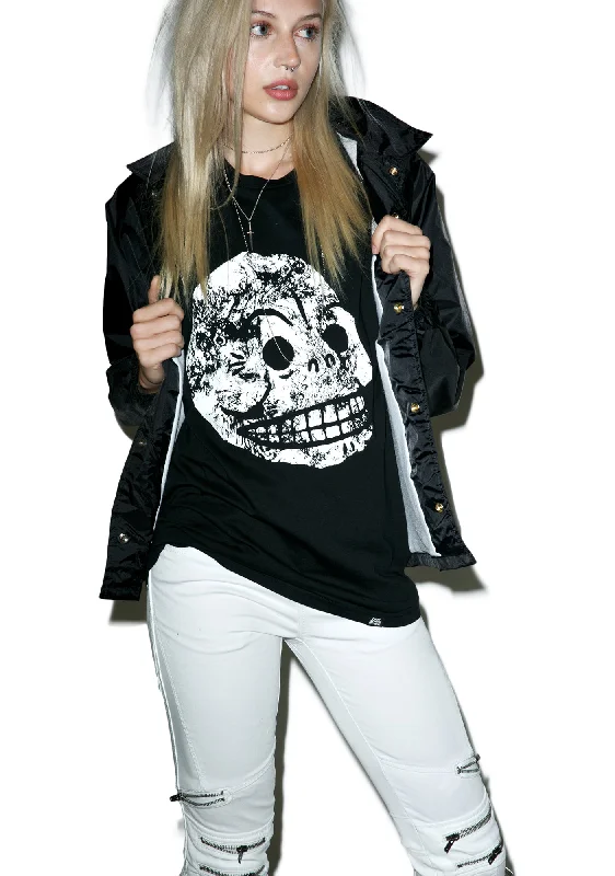 Relaxed Style Muscle Moon Skull Tank