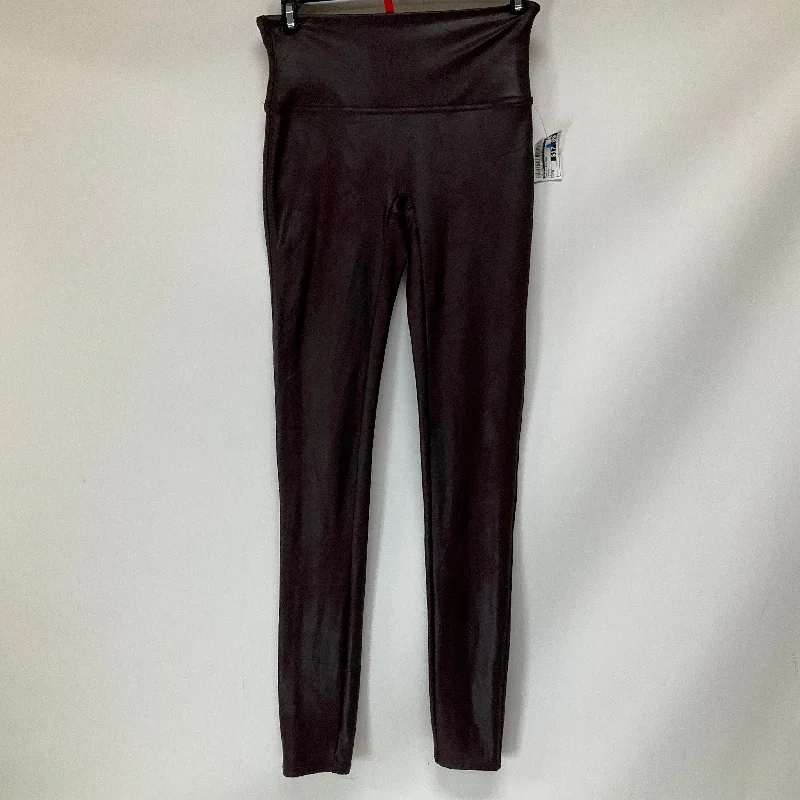 Pants Leggings By Spanx In Maroon, Size: M