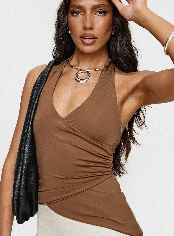 Discover Now Marvin Halter Top Brown