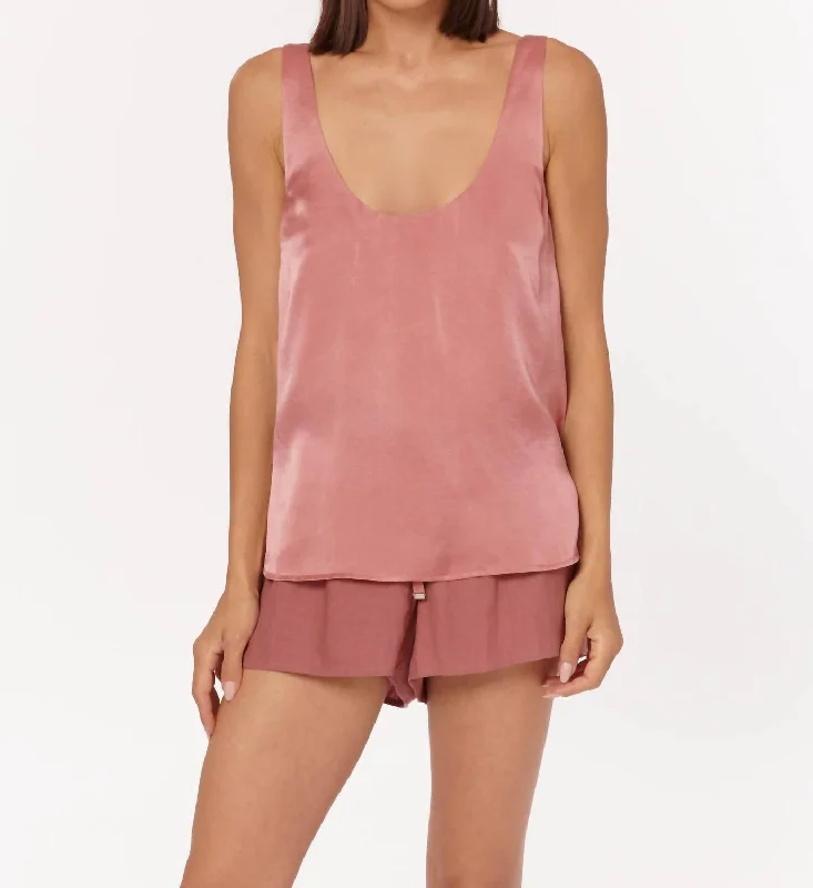 Everyday Wear Marleny Charmeuse Cami In Cordial