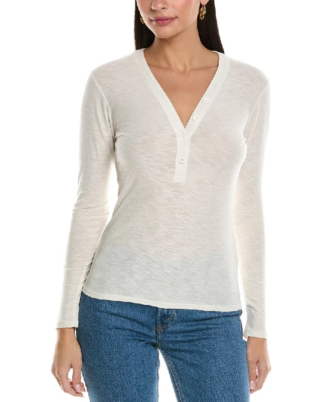 Eclectic Style Wardrobe James Perse Jersey Henley Top