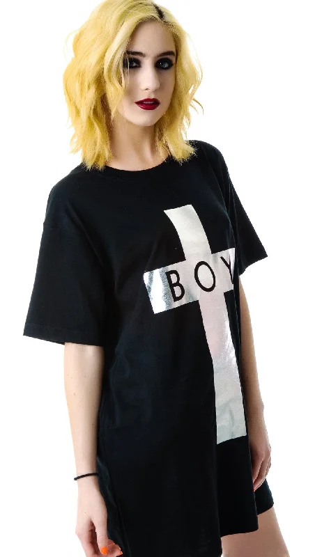 Relaxed Style x BOY London Boy Cross Oversized Tee