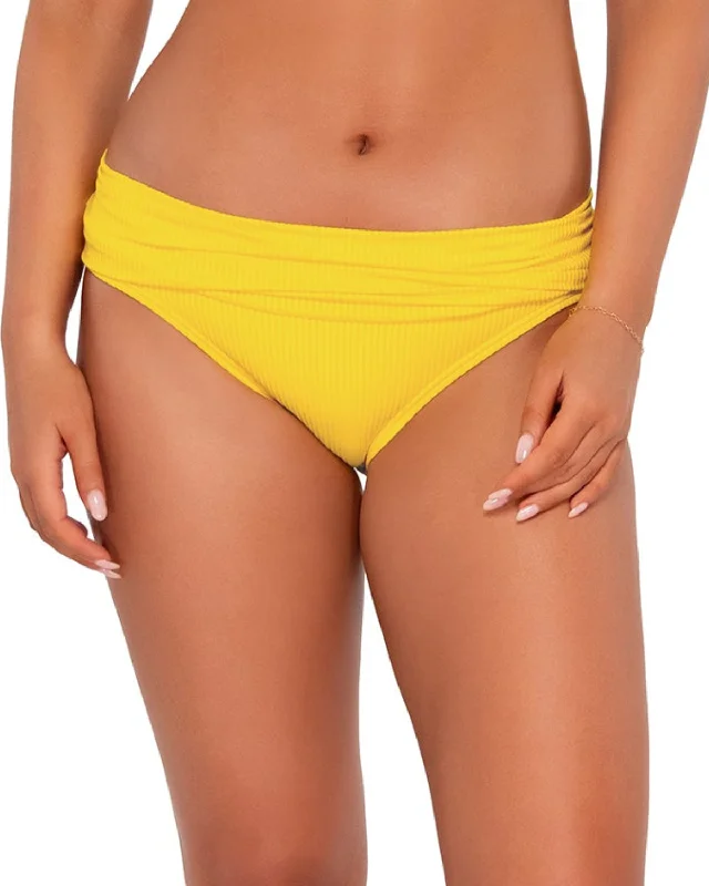 Holiday Sale 2024 Sunsets Sandbar Rib Unforgettable Shirred Hipster Bottom - 27BS