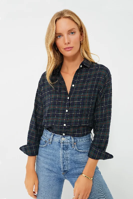 Trendy Fashion For Women Coachmen Plaid Blake Oversized Shirt