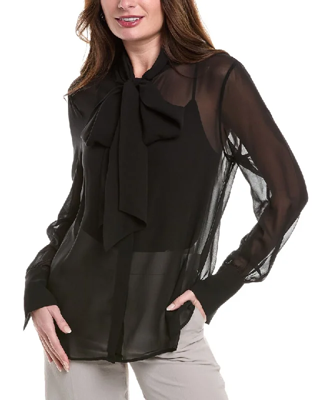 Everyday Basics Nicholas Zoe Scarf Silk Blouse